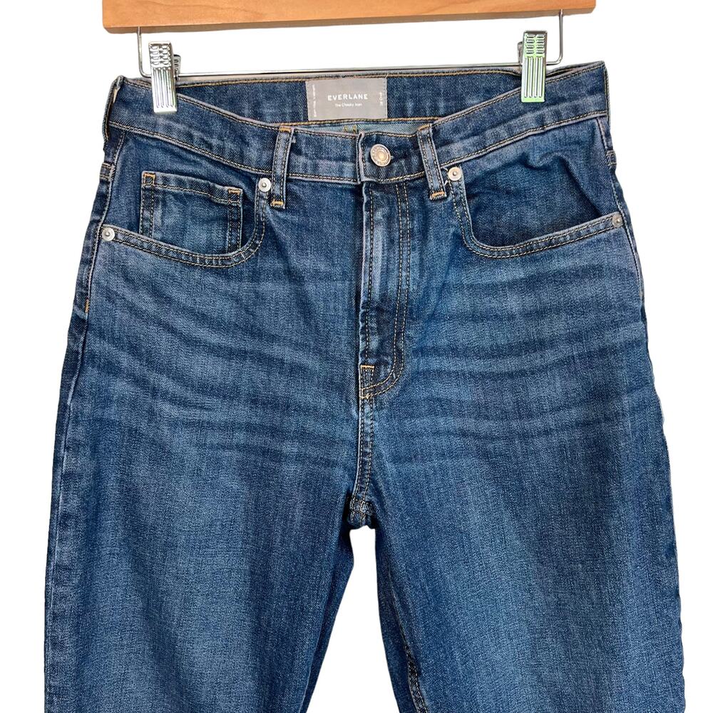 Everlane The Cheeky Crop Jean in Faded Indigo Wash Women's 28 - Picture 6 of 9